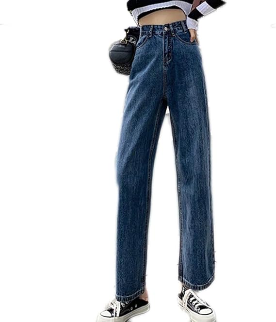 Amazon ワイドパンツ テーパード 秋 パンツ ブルー カーゴパンツ ストレッチ パンツ ワイド ベイカーパンツ デニム ガウチョ M テーパードパンツ レディース 大きいサイズ ロングパンツ デニム ワイドパンツ シンプル 体型カバー ジーンズ 通販