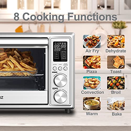 Galanz Combo 8in1 Air Fryer Toaster Oven, Convection Oven with Pizza