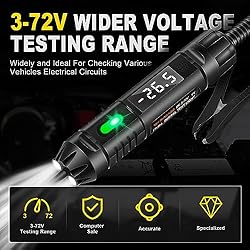 WINAMOO Buzzing 3-72V Digital LED Test Lights for
