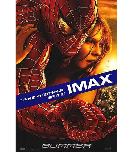 Amazon.com: Movie Poster SPIDER-MAN 2 2 Sided ORIGINAL IMAX 27x40