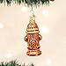 Old World Christmas Ornaments: Fire Hydrant Glass Blown Ornaments for Christmas Tree (36038)