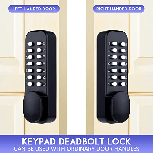 Stainless Steel 100 Mechanical Keyless Entry Door Lock with Keypads