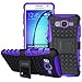 Galaxy On5 Case, OEAGO Samsung Galaxy On5 Case [Shockproof] [Impact Protection] Tough Rugged Dual Layer Protective Case with Kickstand for Samsung Galaxy On5 - Purple