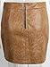 Simplee Apparel Women's High Waist Bodycon Faux Leather Pencil Skirt, 4/6, Medium, Camel