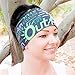 OutRun Fitness & Sports Headband for Women (Double-Thick) Made of 90% Polyester & 10% Spandex - Non-Slip, Stretchy, Super Soft and Comfortable - Wicks Sweat and Fits Most Heads.