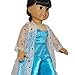 Pink Butterfly Closet Doll Dress - Queen Elsa Inspired Outfit Fits American Girl Doll Our Generation and 18 inch Dolls