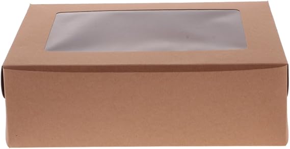 Magideal 20pcs/lot caja de Cupcake cartón (tapa transparente: Amazon.es: Juguetes y juegos