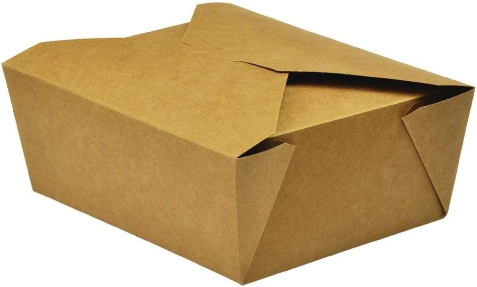 Vegware 1671 No.8 food carton, 1300 mL (15 cm x 12 cm x 6.5 cm) (Pack of 300)