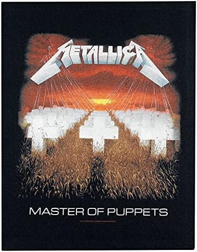 Amazon.com: metallica Cliff em All XLG Back Patch: Clothing, Shoes