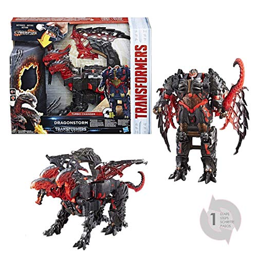 Hasbro Transformers C0934EU4 Movie 5 Mega Turbo Changer Dragonstorm, Actionfigur