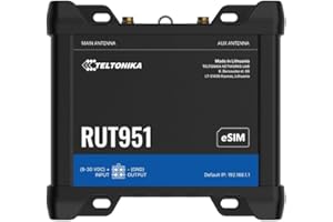 Teltonika RUT951 RUT951A00800 (All Carriers) Dual SIM LTE Router with IO and Ethernet