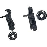 DEVMO 2pcs Hood Support Prop Rod Holder Clips-Grommet 53452-02060 90480-15034 Compatible with Corolla 4Runner Camry C-HR Sienna Tacoma Tundra