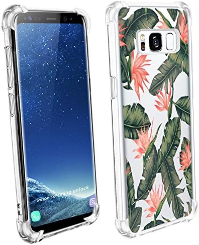 Samsung Galaxy S8 Plus Case Golbsky Clear Soft TPU Fashionable Print Back Cover (Samsung Galaxy S8 Plus, 5)