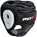 RDX Headgear for Boxing, MMA Training and Kickboxing, Approved by SATRA, Cowhide Leather Head Gear Muay Thai, Taekwondo and Karate