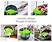 Silicone Clip On Strainer Colander Spout Kitchen Gadget Tool Food Drainer For Spaghetti, Pasta, Ground Beef, Universal Fit On All Pots and Bowls, Flexible and Small For Space Saving - Green