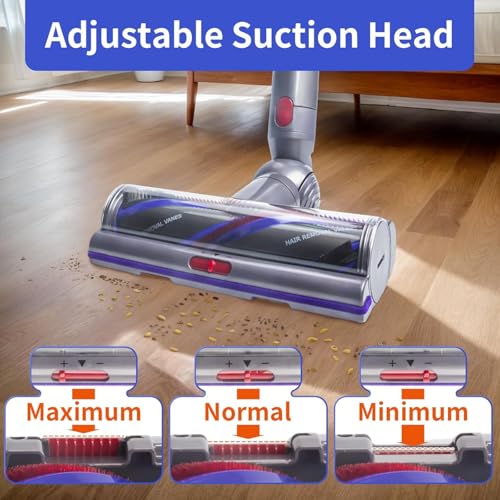 Upgrade V11 High Torque Cleaner Head Replacement for Dyson V11 V15 V10 SV12 SV14 SV15 SV17 SV22 SV27 SV28 SV47 Models, Vacuum Head Attachments for Dyson Parts & Accessories No. 970100-04 & 05