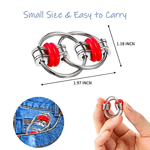 Bike Chain Fidget Toys Pack Novelty Sensory Fidgets Toy Key Flippy