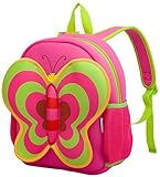 Kids Backpack icci Kids Backpacks Girls Boys Toddler School Hiking Travel Bag Butterfly Pink