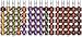 Tabbies Aetherlight Bible Index Tabs, Old & New Testament, 90 Assorted Tabs Including 66 Books & 24 Reference Tabs