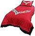 College Covers C7 Corvette Comforter, Twin, Red