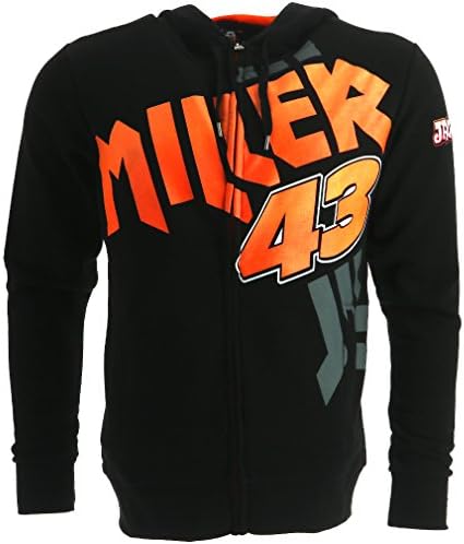 Jack Miller 43 Moto GP Logo Black Zip Hoodie Official 2017