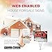 Web Enabled House for Sale by Owner Yard Sign + Website - Large 18” x 24” Laser Printed High Visibility Home for Sale Sign - Double Sided for Sale Yard Sign - The Evolved Real Estate for Sale Sign!