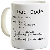 Dad Coding Programmer Coffee Mug - Dad Code C++ - Computer Science Software Engineer Gift