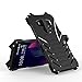For HTC U11 Plus case,Janacy Luxury Cool Design Bat Style Premium Aluminum Metal Bumper Frame Shockproof Kickstand Case Cover Super Protective Shell For HTC U11+ Plus