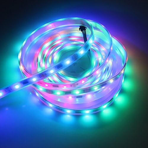 MIYOLE LED Pixel Strip LPD6803 Digital RGB Strip 5M(16.4FT) 150LED 1IC/3LEDs 5050 IP67 Tube Waterproof Dream Magic Color DC12V Led Strip