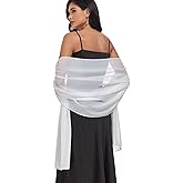 Vickorpen Shawls and Wraps Soft Chiffon Scarve Scarf For Evening Party Dresses Wedding Stole