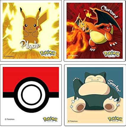 Amazoncom Pokemon Style Character Magnetic Stickers