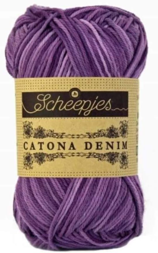 ScheepjesYarn Catona Denim (136 - Grape)