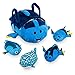 Disney Finding Dory ''Tsum Tsum'' Plush Set - Small Tote - 9 1/2 Inch - Plus 4 Minis - 3 1/2 Inch