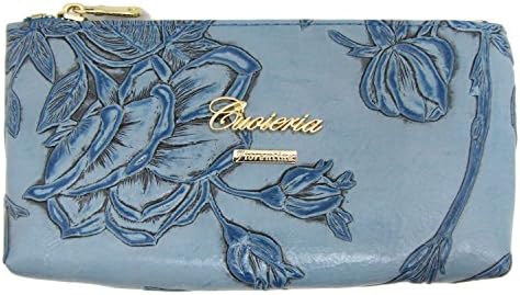 Cuoieria Fiorentina Italian Tooled Leather Cosmetic Case