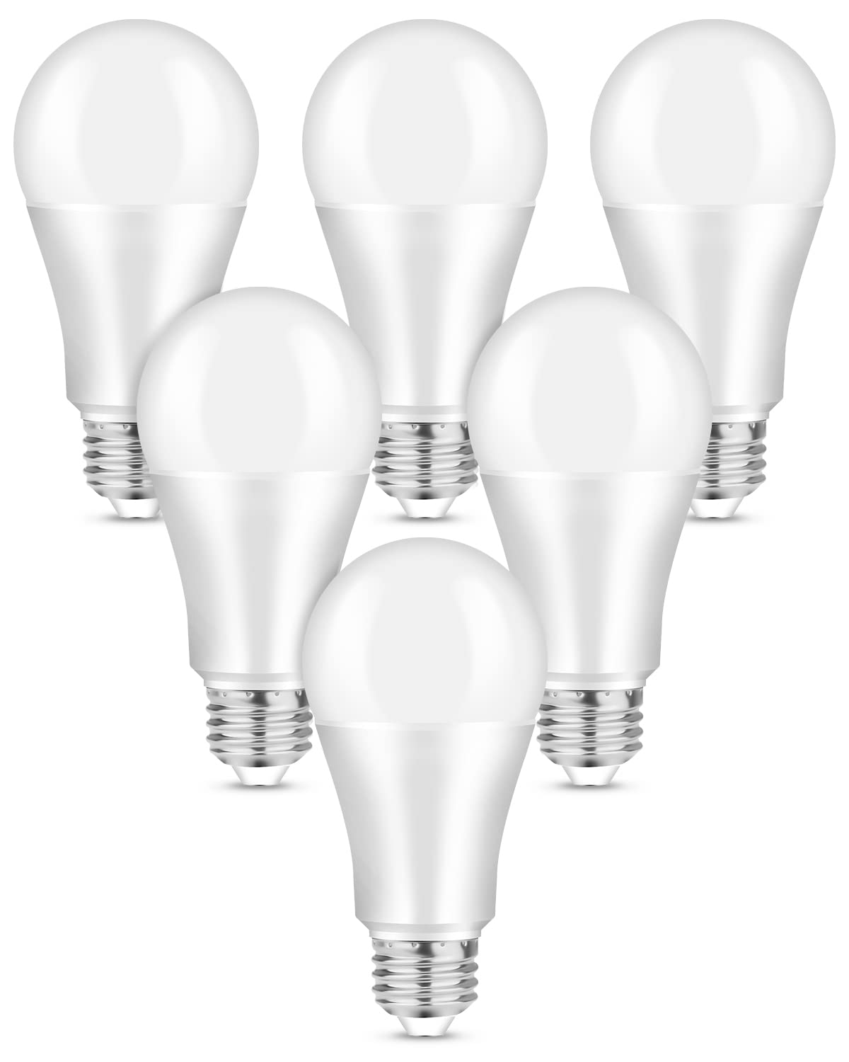 E27 LED Light Bulb, 13W 1200 Lumen LED Screw Bulb Equivalent 100W Incandescent Bulb, Warm White 3000K E27 Edison Screw-in Light Bulbs, GLS Energy Saving Light Bulbs, Pack of 6