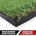 Rukket Mini Turf Golf Hitting Grass Mat | Realistic Grass | Portable Driving, Chipping, Training Aids, Equipment for Residential Backyard & Indoor Practice W/Rubber Tee & Practice Balls (Rough Turf)