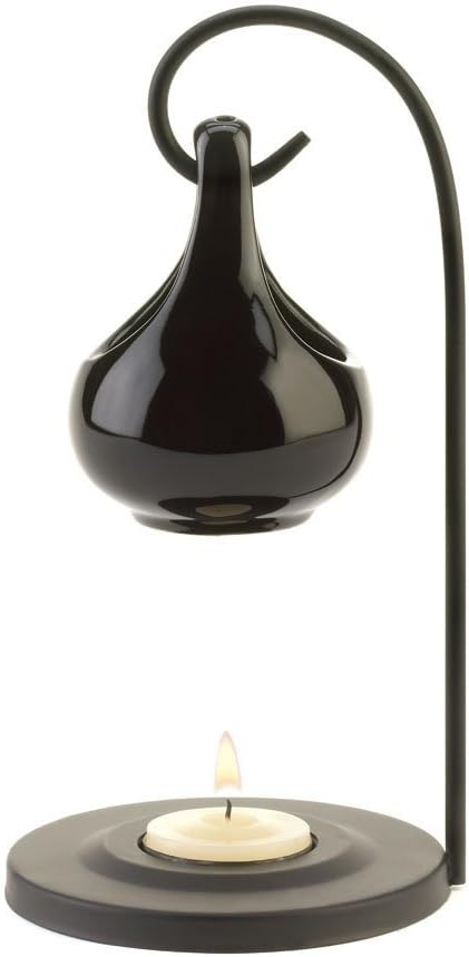 Fragrance Oil Warmer, Modern Asian Essential Tear Drop Ceramic Oil Warmer Burner