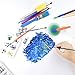 BTNOW 15 Pieces Art Paint Brushes Set Kid Starter Kit One Color Palette Acrylic, Oil, Watercolors