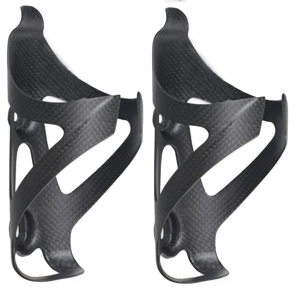 RongXuan Pack of 2 Bicycle Bottle Holder Full Carbon Water Bottle Holder Lightweight Drink Holder for Mountain Bike Road Bike Matt