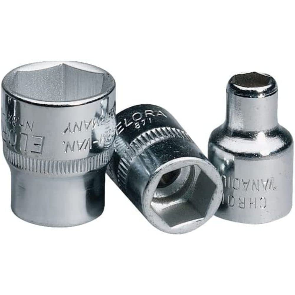 Draper 15234 Elora Hexagon Socket, 17mm Ø, 3/8" Square Drive — image 1