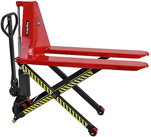 ハイアップ ハンドリフト 定番の人気シリーズpoint ポイント 入荷 昇降 最高位800mm 幅540mm フォーク長さ1150mm 1 5t 1500kg ハイリフト ハイリフター クロス ハンドパレットトラック 手動リフト 油圧式 ハンドリフター シザー ハンドトラック 赤
