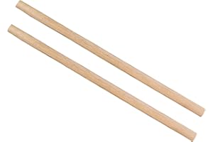 CoCud 2PCS Hammer Handle Replacement, 90cm/35 Oak Wood Flat Comfort Grip Wooden - (Applications: for Hatchet Hammer Oval Eye)