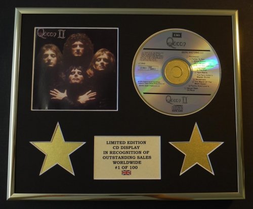 QUEEN/CD DISPLAY/LIMITED EDITION/COA/QUEEN II