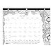 Blueline 2018 Monthly Coloring Mini Desk Pad Calendar, Botanica, January - December, 11 x 8.5 inches (C2917211-18)