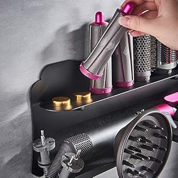 Wall Mount Holder For Dyson Airwrap Styler For Dyson Supersonic Hair Dryer Organizer Stand Storage Rack For Curling Iron Wand Barrels Brushes Diffuser Nozzles For Home Bedroom Bathroom Amazon Ae