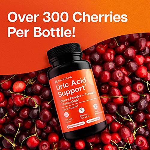 Uric Acid Cleanse Support Tart Cherry Capsules Tart Cherry Juice