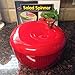 Red Salad Spinner (Small), Apple-Shaped, 3 Quart by Beautiful Life
