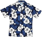 RJC Boys White Hibiscus Fern Shirt