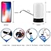 Water Bottle Pump, Automatic Water Dispenser, USB Charging Drinking Portable Electric Switch for Universal 3-5 Gallon Bottle for Outdoor Home Office (White)