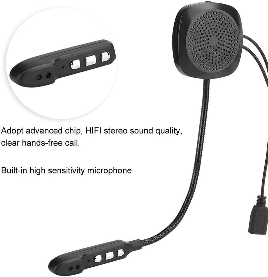 Bluetooth Helmet Motorcycle, BT5.0 Outdoor Bluetooth Headset Communication System Motorbike Helmet - Image 4